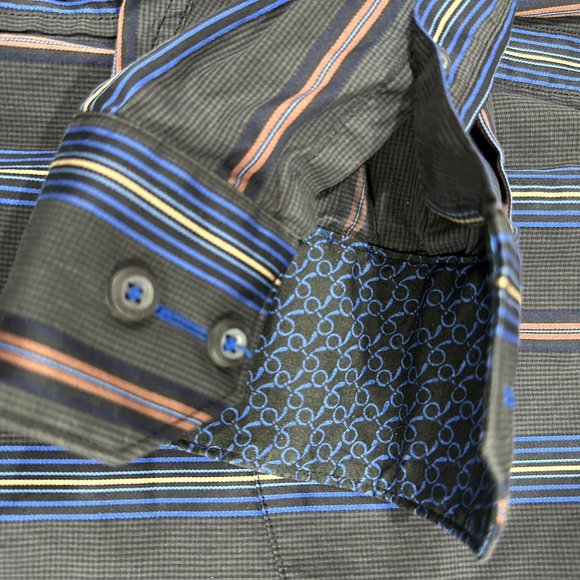 BUGATCHI Men’s Long Sleeve Dress Shirt, Size XXLT. - Picture 5 of 9